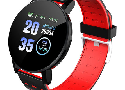 Bluetooth Smart Watch, 119 Plus Smartwatch with Heart Rate Monitor, LED Display and Long Battery Life