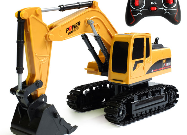 Remote control excavator