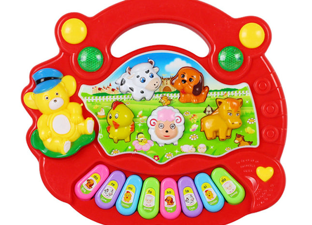 Educational Toys Farm Animal Keyboard Musical Instrument Child Baby Toys