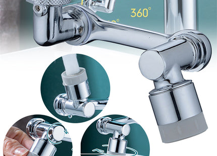Universal 1080 Swivel Faucet Aerator Multifunction Faucet Extender Universal Swivel Splash Resistant Shower