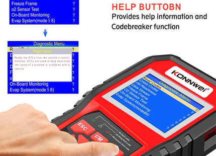 KW850 OBD2 CAN BUS Code Reader car engine fault code detector scanner