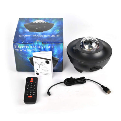 USB Starlight Projector Lamp - Full-Color Music Starry Sky with Remote Control and Bluetooth Music Sync - Perfect for Parties, Workspaces, and Romantic Nights - Multiple Color Options Available