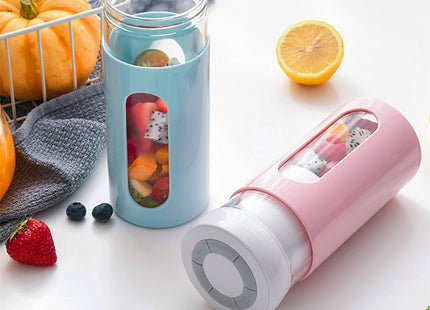 Portable Blender Electric Fruit Juicer USB Rechargeable Smoothie Blender Mini Fruit Juice Maker Handheld Kitchen Mixer Vegetable Blenders