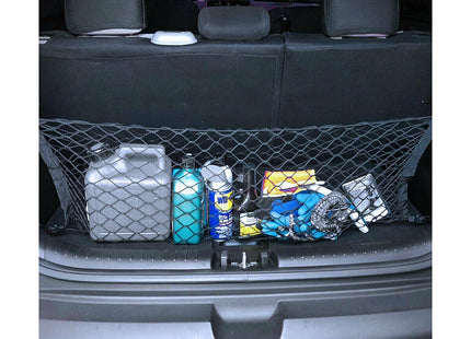 Trunk CARGO NET Car Nylon Elastic Mesh Organizer Truck SUV Universal 4 Hook Rear