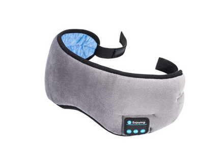 Bluetooth Eye Mask Headphones, Wireless Music Sleep Mask, Bluetooth 5.0, Breathable and Comfortable, Ideal for Sleep Aid, Call Function, and Relaxation