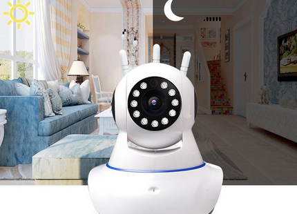 3 Antenna Monitor Camera 2MP 1080P Night Motion Detection WIFI Camera Baby Pet Monitor