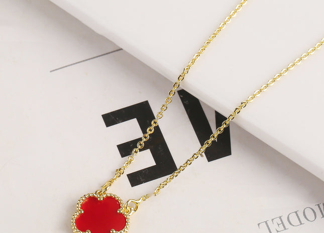 Five-petal Flower Hanging Necklace For Women