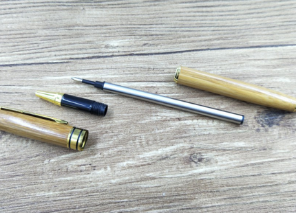 Bamboo Pen Bamboo Pen Pen Ball Pen Lettering Customer Gift Hard Pen Neutral Bamboo Pen