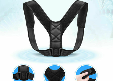 Posture Corrector Men Women Upper Back Pain Brace Clavicle Support Straightener