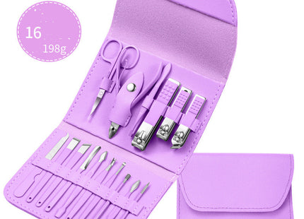 Professional Scissors Nail Clippers Set Ear Spoon Dead Skin Pliers Nail Cutting Pliers Pedicure Knife Nail Groove Trimmers