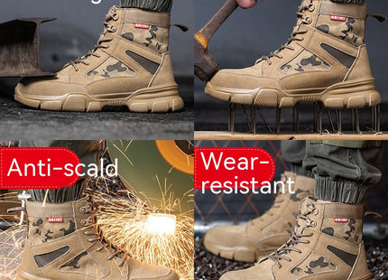 Insulated 10kV Light Sole Anti Smashing And Anti Piercing Labor Protection Shoes