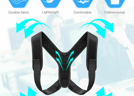 Posture Corrector Men Women Upper Back Pain Brace Clavicle Support Straightener