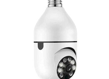 360-Degree Surveillance Light Bulb Camera - Motion Detection, Advanced Night Vision, Remote Viewing - Easy Install, Full HD, Two-Way Audio - IP66 Waterproof - Compatible with Android & iOS