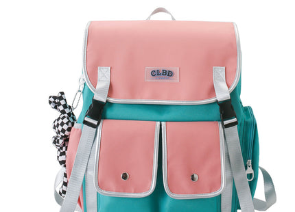 Color Matching Student Schoolbag Korean Style Versatile Large Capacity