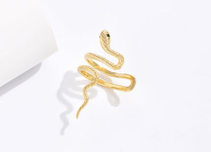 Design Ear Clip Gold Snake Winding Retro