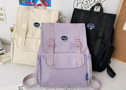 Women's Fashion Simple Large Capacity Schoolbag