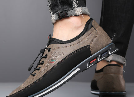 Genuine Leather Sports Comfortable And Non-slip Waterproof Leather Shoes Men's