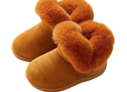 Girls' Snow Boots Children's Non-slip Soft Bottom Cotton Shoes