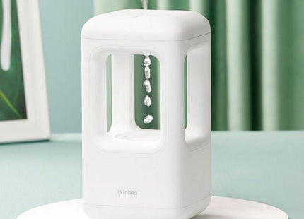 New Air Humidifier Home Quiet Bedroom Anti-Gravity Water Drop Humidifier Atmosphere Light