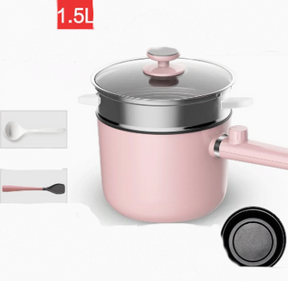 Household 1.5L Electric Cooker Non-stick Pot Rice Cooker 220V Home Appliances Multi-functional Electric Cooking Pot With Cooker