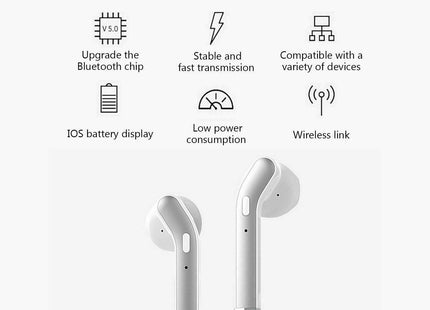 Bluetooth 5.0 Earbuds Headphones Wireless Noise Cancelling In-Ear Waterproof