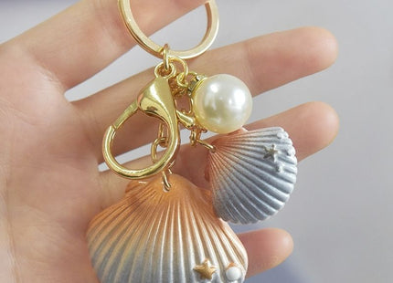 Pearl Ornaments New Shell Keychain