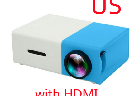 Portable Projector 3D Hd Led Home Theater Cinema HDMI-compatible Usb Audio Projector Yg300 Mini Projector