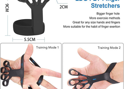 Silicone Grip Device Finger Exercise Stretcher Arthritis Hand Grip Trainer Strengthen Rehabilitation Training To Relieve Pain