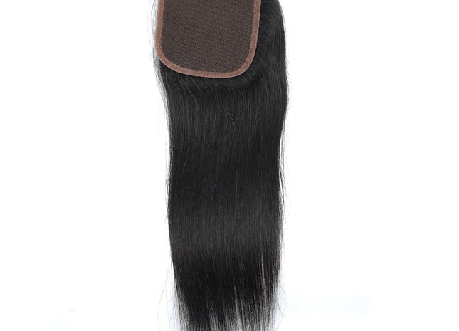 Real human hair straight wave human hair hair curtain natural color wig hair extension