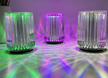 Crystal Lamp Table Lamp Atmosphere Creative Line Small Night Lamp Led Lights