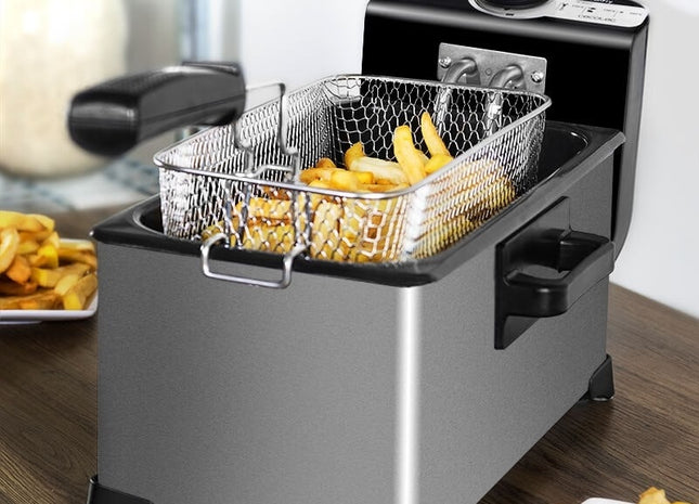 Household 3L French Fries Electromechanical Fryer
