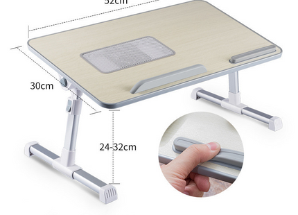 Adjustable Laptop Desk Stand Foldable Notebook Laptop Bed Table Can be Lifted Standing