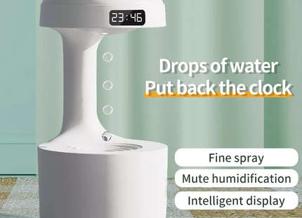 Anti-gravity Humidifier Water Droplet Backflow Aromatherapy Machine Large Capacity Office Bedroom Silent Large Fog Volume Spray