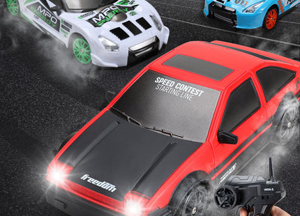 2.4G Drift Rc Car 4WD RC Drift Car Toy Remote Control GTR Model AE86 Vehicle Car RC Racing Car Toy For Children Christmas Gifts