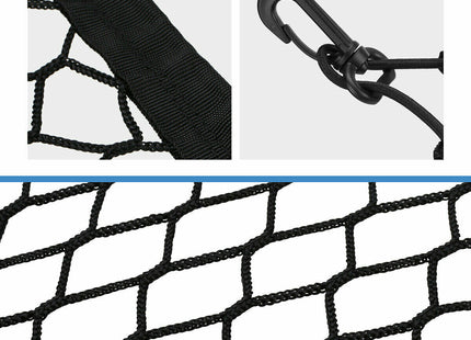 Trunk CARGO NET Car Nylon Elastic Mesh Organizer Truck SUV Universal 4 Hook Rear