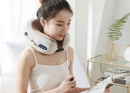 U Shaped Massage Pillow Neck Massage Device Electric Neck Massager Apparatus Shoulder Back Cervical Massager For Body Relaxation