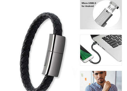 New Bracelet Charger USB Charging Cable Data Charging Cord For IPhone14 13 Max USB C Cable For Phone Micro Cable