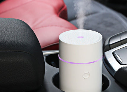 Dropshipping Car Diffuser Aroma Ultrasonic Water Mist Humidifier Lighting Oils Diffuser Car Aroma Diffuer Humidifier