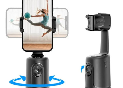 360 Auto Face Tracking Gimbal AI Smart Gimbal Face Tracking Auto Phone Holder For Smartphone Video Vlog Live Stabilizer Tripod