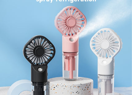 Strong Power Spray Humidification Small Fan Humidification Usb Charging Portable Fan Icy And Refreshing Fan Water Supplement