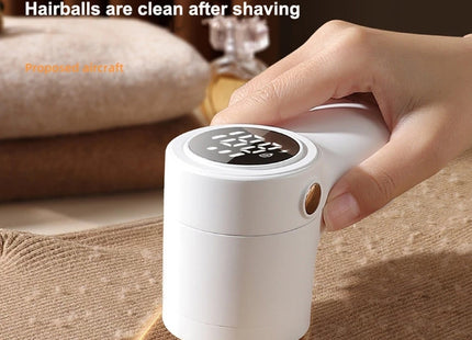 New Lint Remover Electric Hairball Trimmer Smart LED Digital Display Fabric USB Charging Portable Professional Fast Household